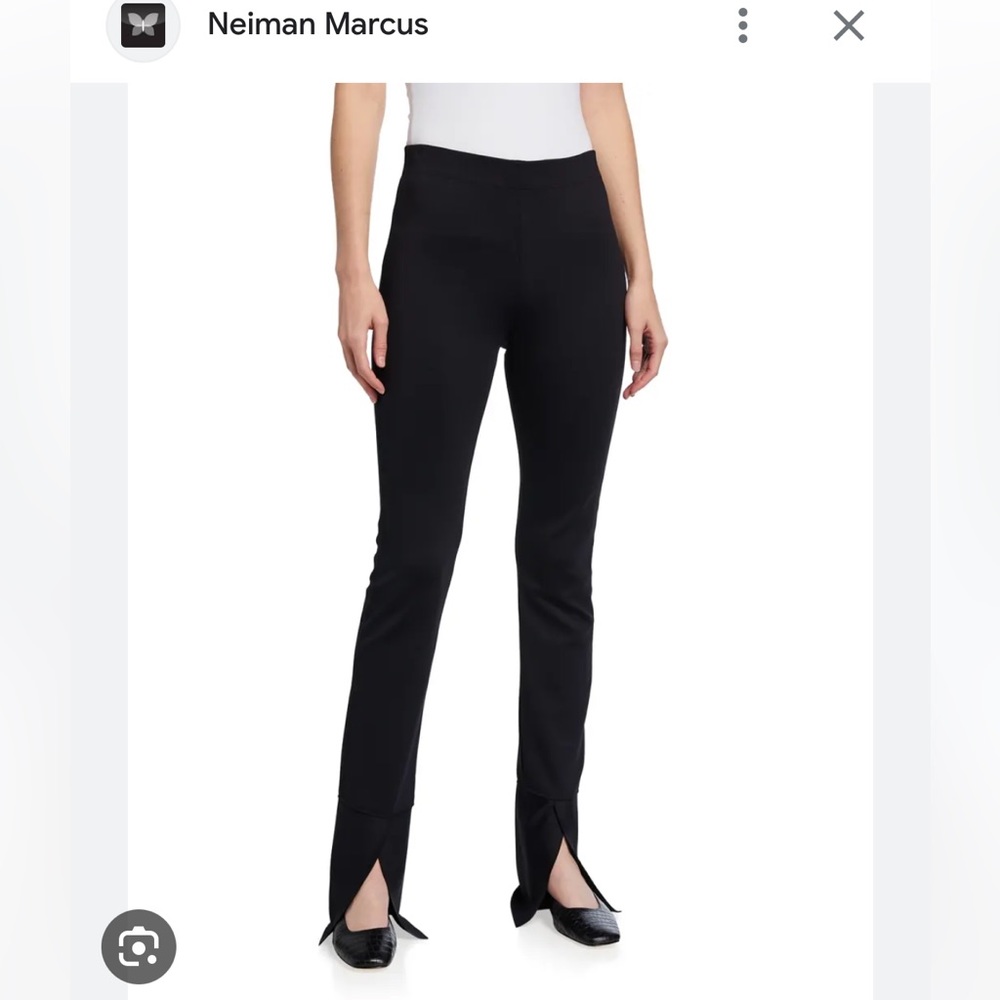 Rosetta Getty split cuff skinny scuba pants